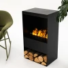 Planika Fires Steamy Water Vapour Opti-myst Fireplace in Black