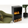 Planika Fires Steamy Water Vapour Opti-myst Fireplace in Black