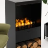 Planika Fires Steamy Water Vapour Opti-myst Fireplace in Black