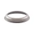 Medium matte black Volcano tabletop fire pit with clean stainless steel design