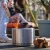 Volcano Extra Large fire pit – 15 kg stainless steel centerpiece for the garden