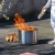 Volcano Extra Large fire pit – 15 kg stainless steel centerpiece for the garden
