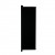 Black built-in electric fireplace without heating - width 60,5 cm