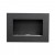 Murus 800 - Narrow Black Wall-mounted Bioethanol Fireplace