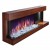 Napoleon Stylus Steinfeld Wall Mounted Electric Fireplace With Brown Walnut Frame