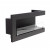 Built-In Right-facing Corner Bio Fireplace 85 cm