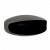 Black UFO-60 Hein & Haugaard handcrafted ceiling-mounted fireplace