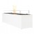 Beautiful, white, upright fireplace in white