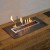 Automatic biofireplace burner with remote