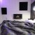 Bio fireplace for wall mounting, horizontal