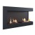 Corner bio fireplace 90 cm (right) 