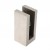 Steel brackets for safety glass