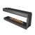 Three-sided Planika Bioethanol Fireplace