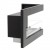 Right-facing Corner Bio Fireplace For Installation 65 cm