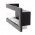 Left-facing corner fireplace for installation 85 cm