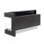Built-In Right-facing Corner Bio Fireplace 85 cm
