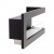 Built-In Right-facing Corner Bio Fireplace 85 cm