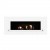 White Monima Duo bioethanol fireplace from Nordlys Denmark