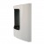 Retra Duo white wall mounted bioethanol fireplace from Nordlys Denmark