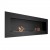 Murus 1600 - Thin Black Wall-mounted Bioethanol Fireplace