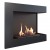 Corner bio fireplace 60 cm (right)