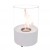Tabletop Bioethanol Fireplace in White
