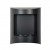 Retra Trio black wall mounted bioethanol fireplace from Nordlys Denmark