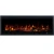 Aflamo Royal 3D 160 cm built-in electric fireplace with 3D flame and glowing embers