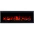 Aflamo Royal 3D 160 cm built-in electric fireplace with 3D flame and glowing embers
