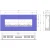 Aflamo Albion 110 cm black wall-mounted electric fireplace