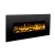 Aflamo Albion 128 cm black wall-mounted electric fireplace