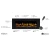 Aflamo Albion 128 cm black wall-mounted electric fireplace