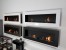 Murus 1600 Wall-mounted  Bioethanol Fireplace - Brushed Steel Finish