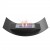 Curved bio fireplace for table