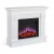 ArtiFlame Albion electric fireplace suite in white with AF23BS insert