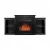 ArtiFlame Fashion Ebony electric fireplace suite with AF18 insert and shelving