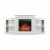 ArtiFlame Fashion white electric fireplace suite with shelves and AF18 insert