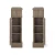 For Living grey oak mantel electric fireplace with 23-inch insert option