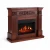 Toscana oak-finish electric fireplace suite with 23-inch insert