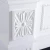 White Toscana electric fireplace suite with 23-inch insert