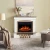 ArtiFlame Woodley white grey oak electric fireplace with 23-inch insert