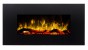 Avon Black Wall Electric Fireplace