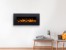 Avon Black Wall Electric Fireplace