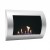 Ocean - Bioethanol wall fireplace in steel with a length of 60 cm