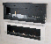 Large White Bio Fireplace for Wall Mounting
