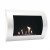 Ocean - Low-cost wall fireplace in white with a length of 60 cm