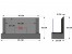 Bioethanol fireplace in stainless steel that can be freestanding or wall mounted.