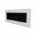 Murus 1200 - Narrow Glossy White Wall-mounted Bioethanol Fireplace