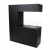 Black Room Divider Bio Fireplace