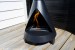 Bio ethanol fireplace in the design of a wood burner